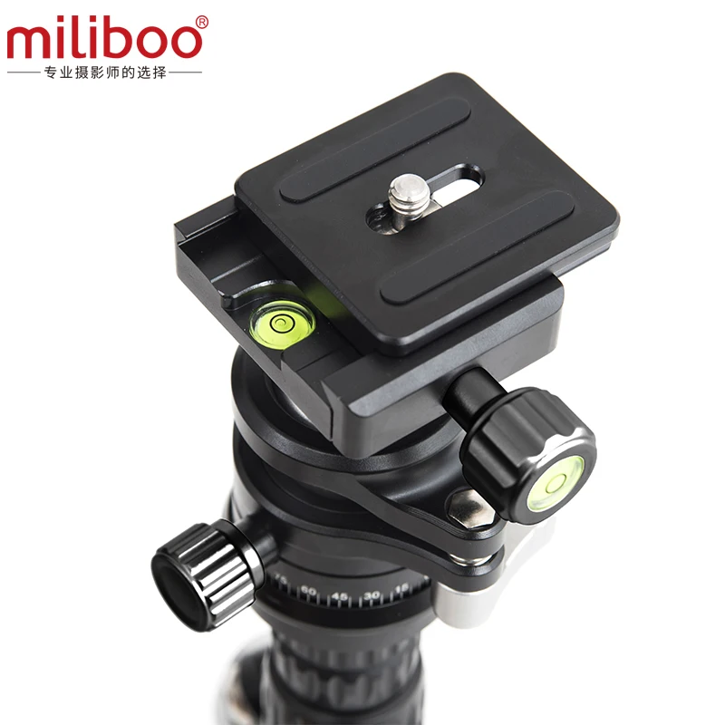 miliboo MEA Portable Aluminum Light Weight Travel Tripd 52