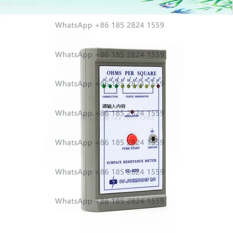 SL-030 Surface Resistance Tester Conductive Anti-static Insulation Test Instrument ESD Impedance Test Tester