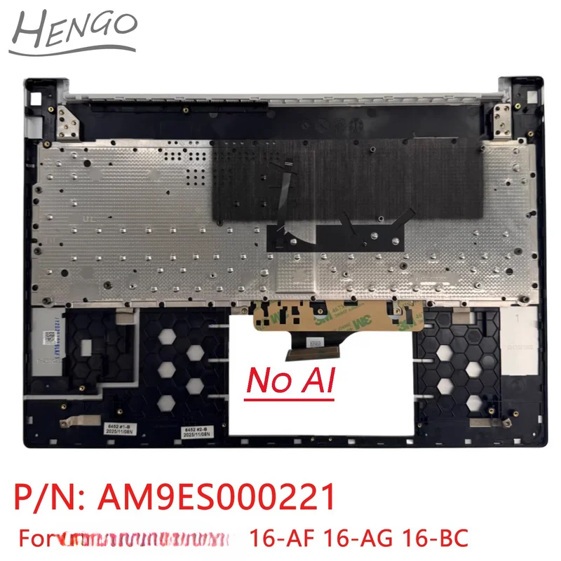 f  AM9ES000221 New For HP OmniBook 5 16-AF 16-AG 16-BC Palmrest C Cover + Keyboard