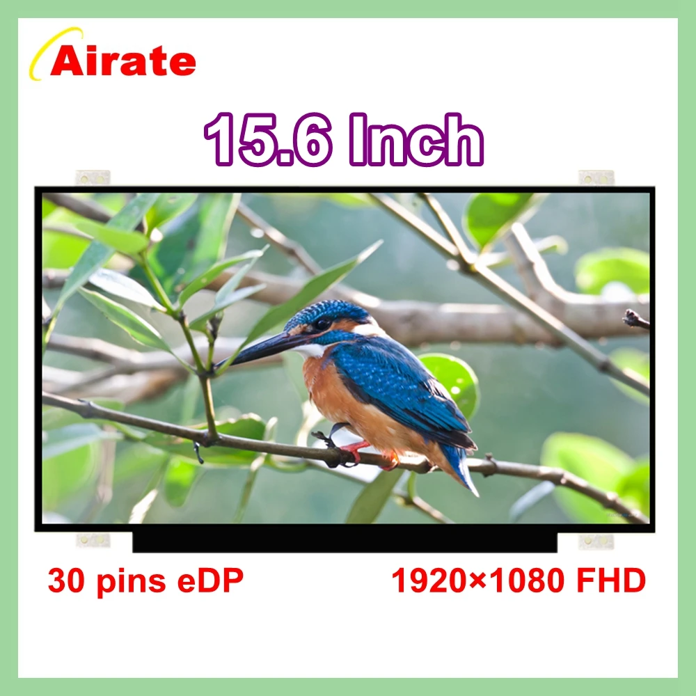 

15.6 Inch Slim IPS Panel Laptop Screen For LP156WF4 LP156WF6 SPP1 SPK1 SPK2 SPK3 SPK6 SPC1 SPB1 SPL1 SPA1 B156HAN01.2 30 Pins