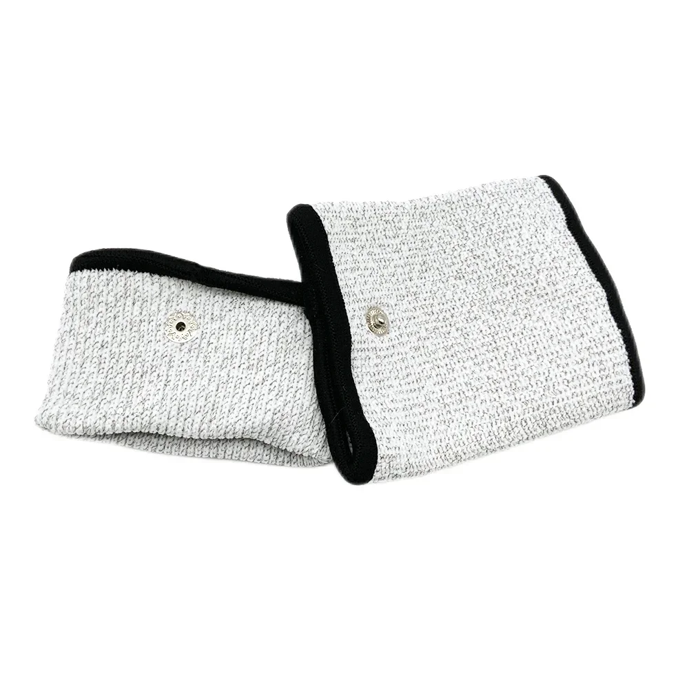 Muñequera conductora para masaje de electrodos, pulsera para máquina Tens, brazalete de Electro terapia, protector para alivio del dolor, masajeador