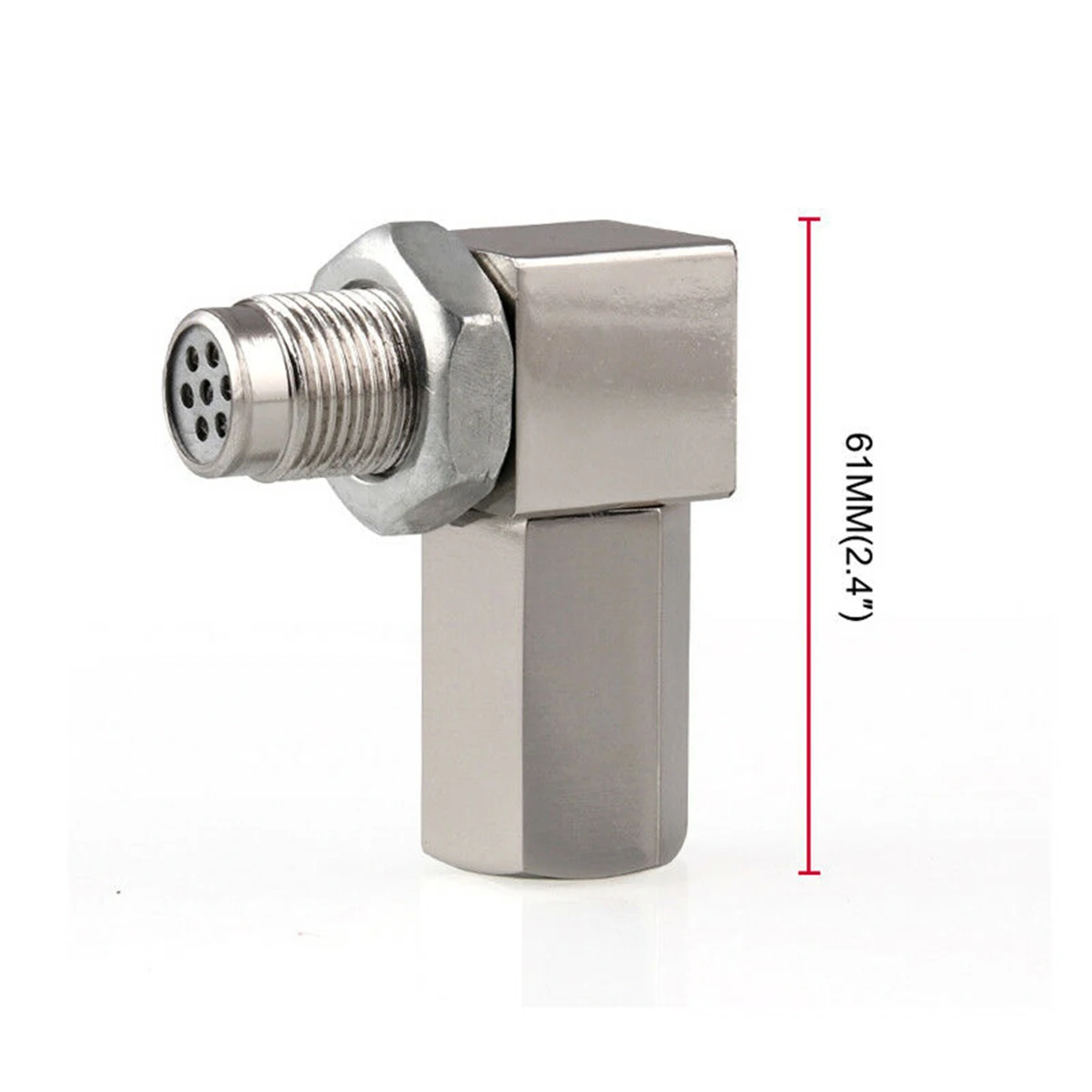 فاصل مستشعر الأوكسجين 90 درجة مستشعر الأوكسجين التلقائي بزاوية محول محول حفاز صغير تحقق ضوء المحرك إصلاح O2 الاستشعار S