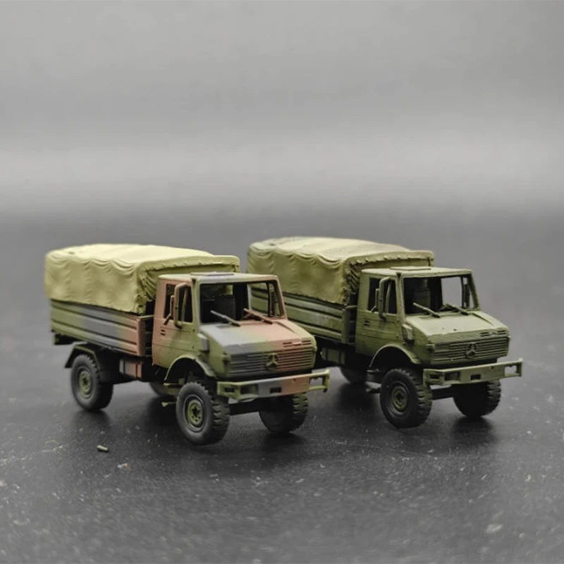 1:144 Scale Unimog 1300 Truck Simulation Resin Car Model Static Collectible Toy Gift Souvenir Decoration