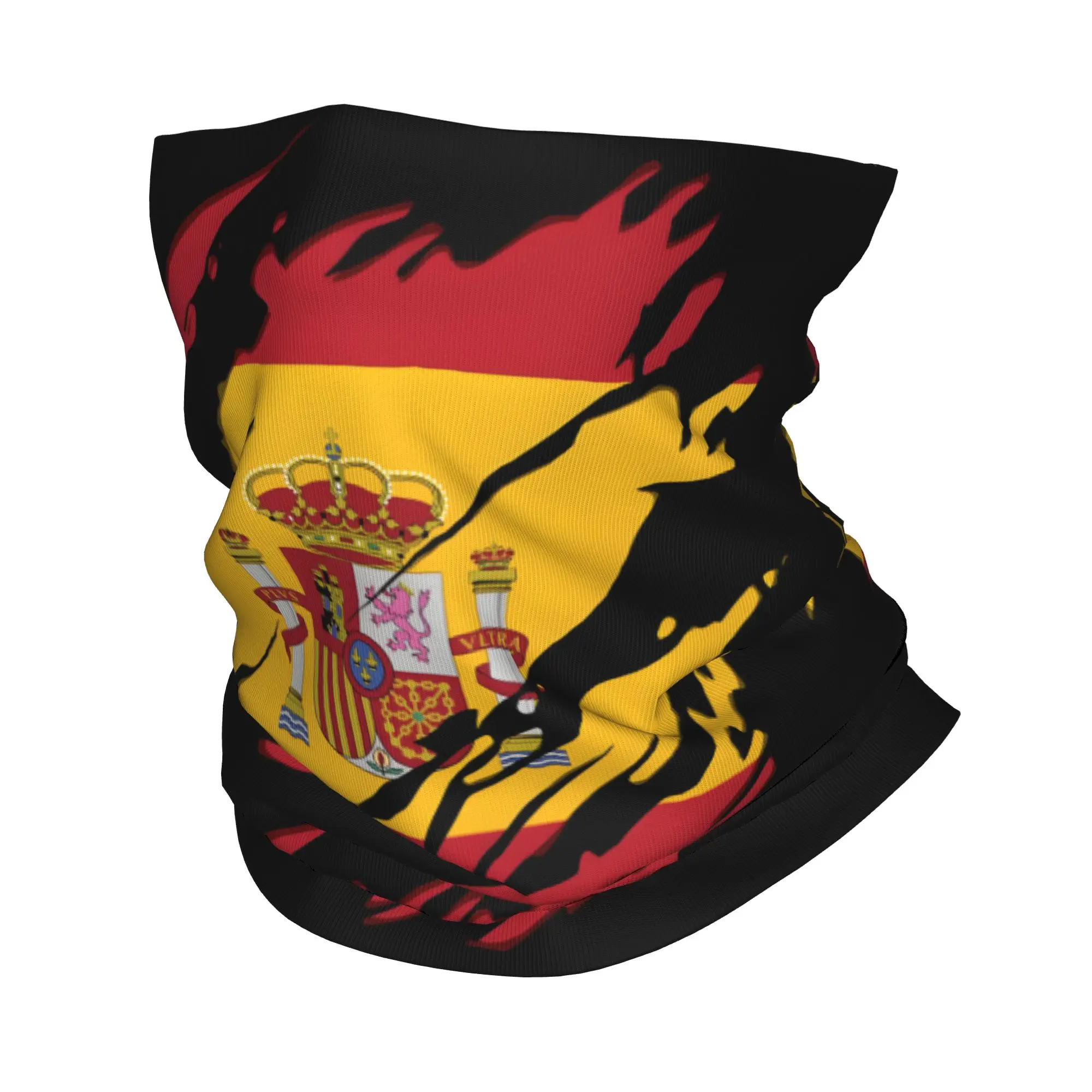 

Зимняя повязка на голову с флагом, теплая повязка на голову для женщин и мужчин, походный охотничий шарф-труба, герб, испанский легион, бандана для лица, гетры