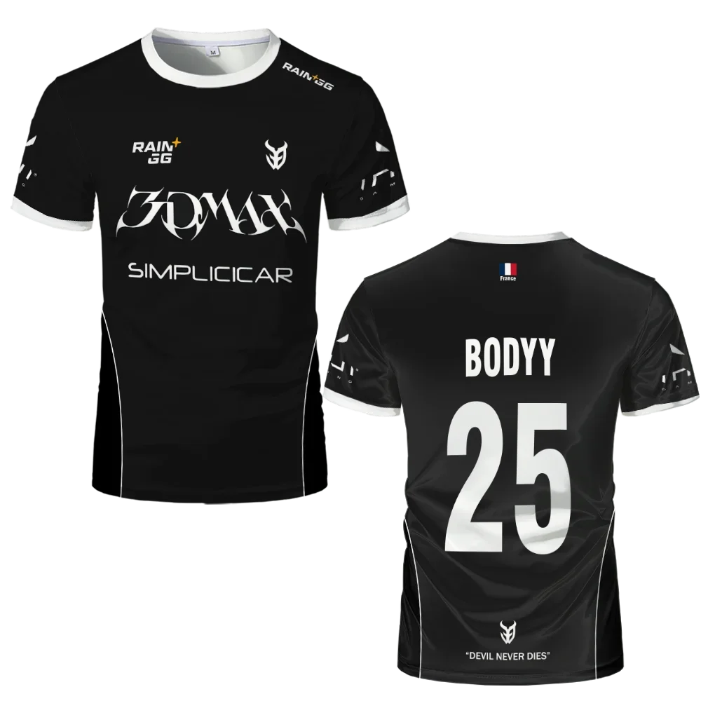 3DMAX معدات طرد السجائر الإلكترونية موحدة 2025 CS2 الدوري المهنية المحمولة الرجال Camiseta فريق الطرد المانجا