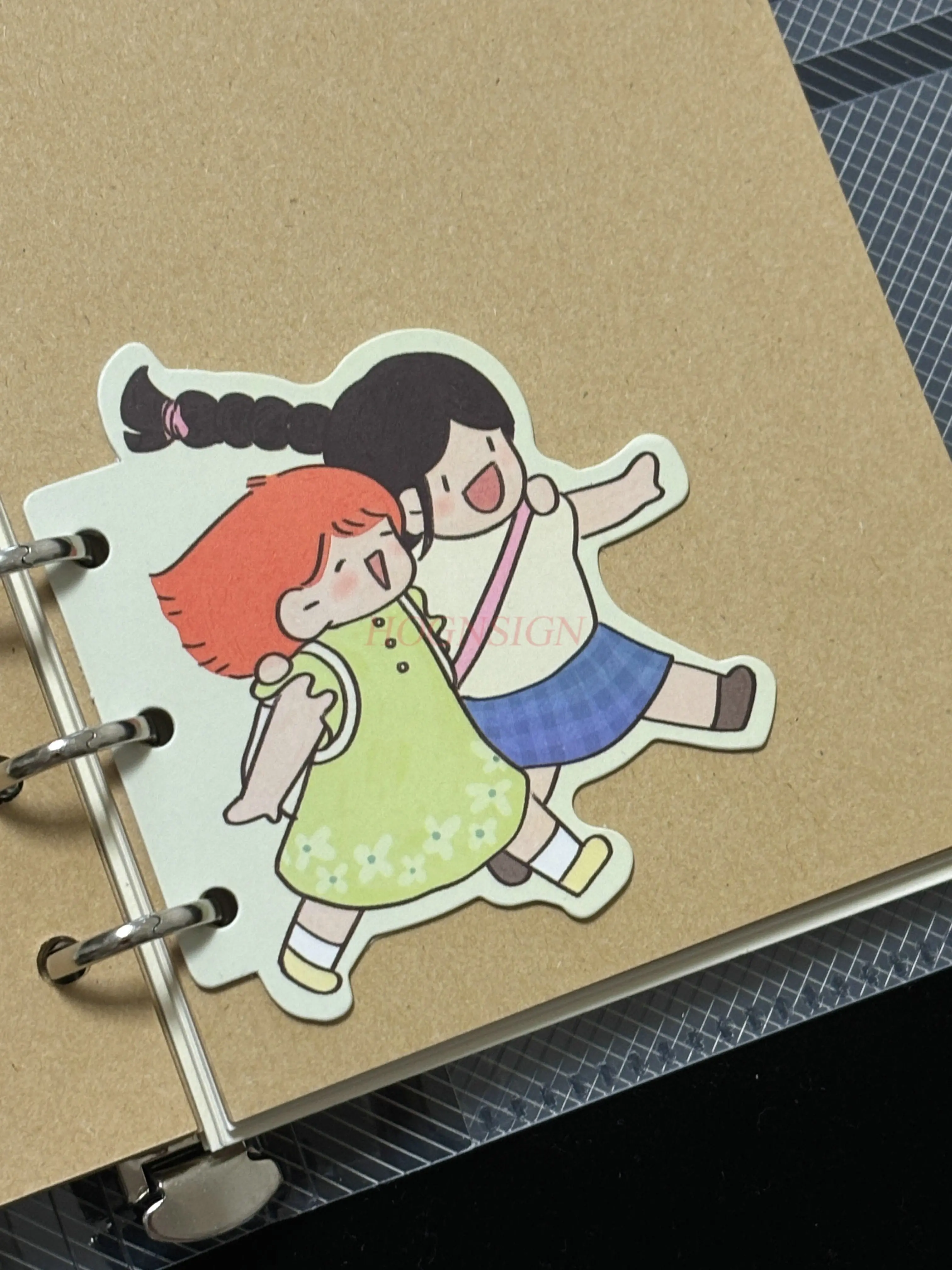 1pcs Handbooks with irregular separators