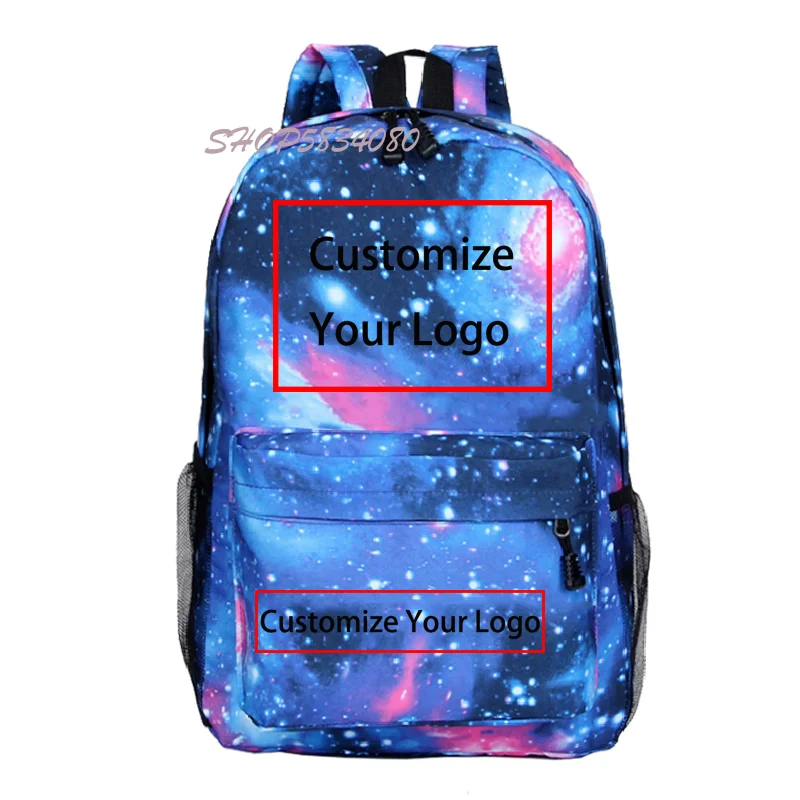 Diy mochila dropshipping cliente mochila logotipo personalizado sacos de escola para meninos meninas adolescente bagpack saco de viagem para mujer