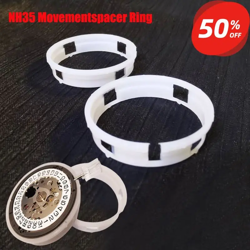 

NH35 Watch Movement Parts Plastic Ring Inner Cover Movement Spacer Ring for NH35 Movement 41MM Watch Case