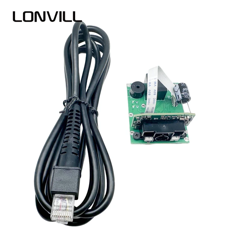 LONVILL Industrial Wide Temp Range USB Durable Compact Fixed Mount Barcode Scanner Module Dev Kit for RVM