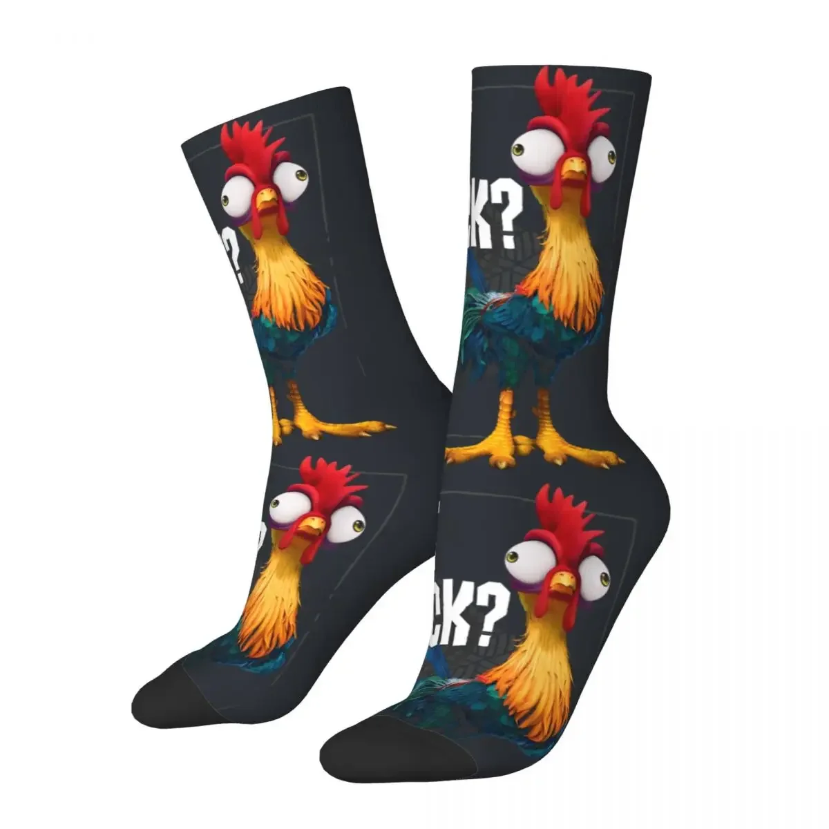 Moana Hei Hei Boat Snack Vintage Style Poster Socks Men\'s Women\'s Fashion Socks Spring Summer Autumn Winter Stockings Gift