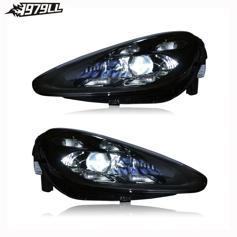 LXBY 958.2 Car Accessories LED Headlights For Porsche Cayenne 958.2 2015-2017 Upgrade 2021 Pdls Style view 3