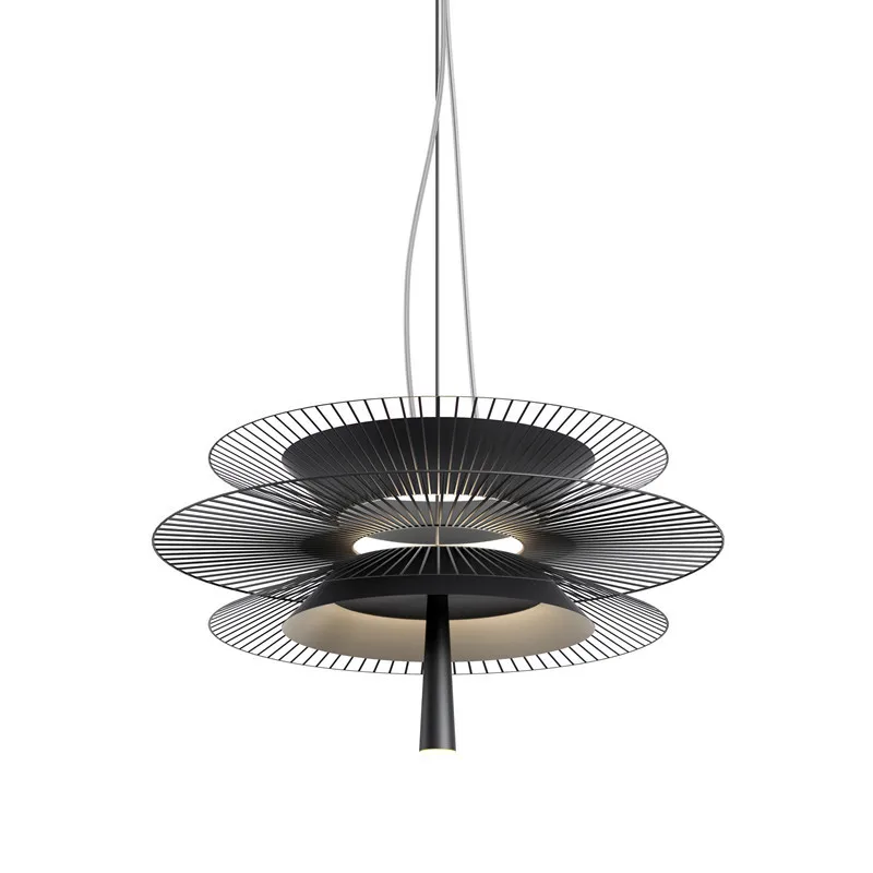 Imagem -06 - Nordic Gravity Suspension Lamp Designer Metal Chandelier Modern Parlor Hanging Light Villa Escadaria Loja e Decoração de Casa