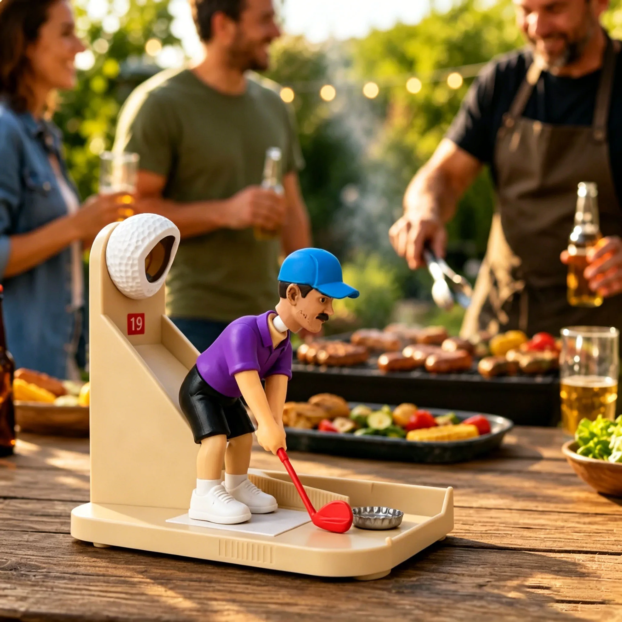 Golf Man Bottle Opener Creative 19th Hole Golf Figurine Beer Bottle Opener Novelty Bar BBQ Party Golf Gift for Men Golf Lovers