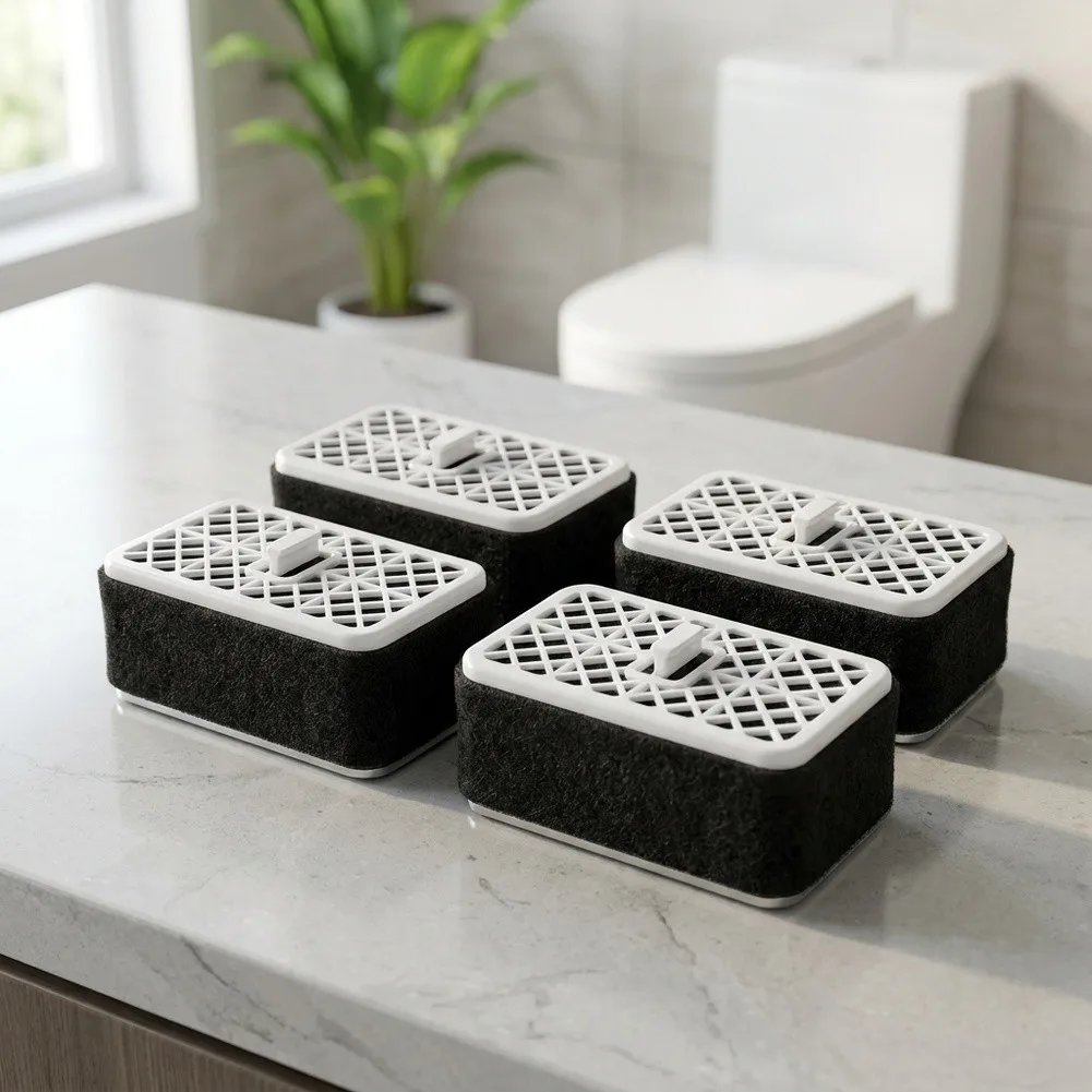 4 Pack Deodorizing Filter Cartridge for Toto For Washlet S350E S550E K300 C2 C5 SW3074 SW3084 SW3054 SW3056 THU6474 THU6072
