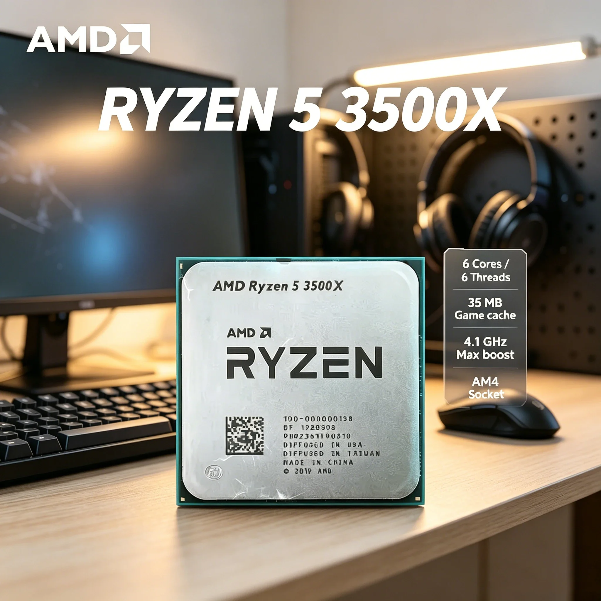 procesador-de-escritorio-amd-ryzen-5-3500x-r5-3500x-36ghz-6-nucleos-6-subprocesos-ddr4-32mb-de-cache-l3-65w-socket-am4-sin-ventilador