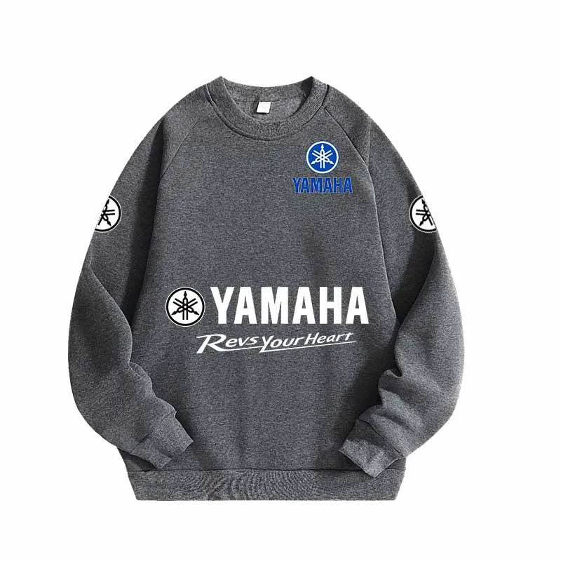 2026 Yamaha Logo Sweatshirt Men's and Long Sleeve Sweatshirts Hoodies Y2k Tops Sports Pullover Men Clothing Streetwear Windproof
