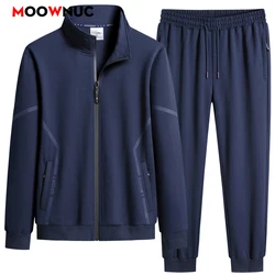 Chándal con capucha y pantalones para hombre, ropa deportiva, sudaderas de acampada, Conjuntos Casuales, chándales de primavera, 2 piezas