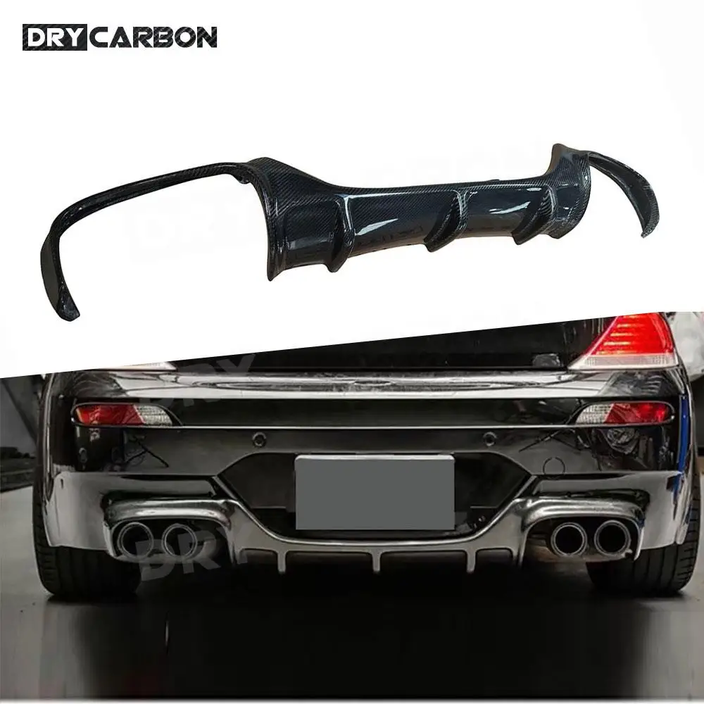 

Carbon Fiber Rear Diffuser Bumper Lip Spoiler Protector for BMW E63 E64 M6 2006-2010 Splitters Auto Tuning Accessories