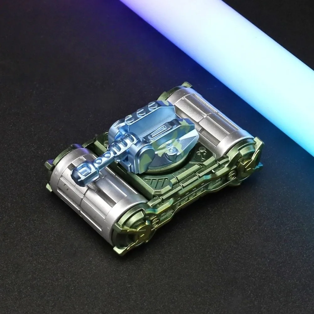 รูปร่างถัง Fidget Spinner พลาสติกความเครียดบรรเทา Hand Spinner ของเล่น Gyro Ratchet 360 °   เครื่องปั่น Antistress แบบหมุนได้สําหรับเด็กผู้ใหญ่