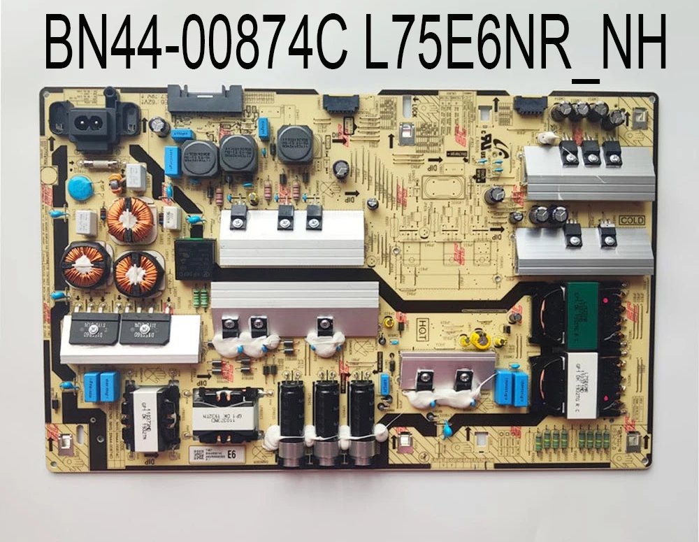 New BN44-00874C L75E6NR_NHS Power Supply Board is for UE75NU7170U UE75NU7100U UE75NU7100W UE75NU7105K UE75NU7102K UE75NU7170S TV