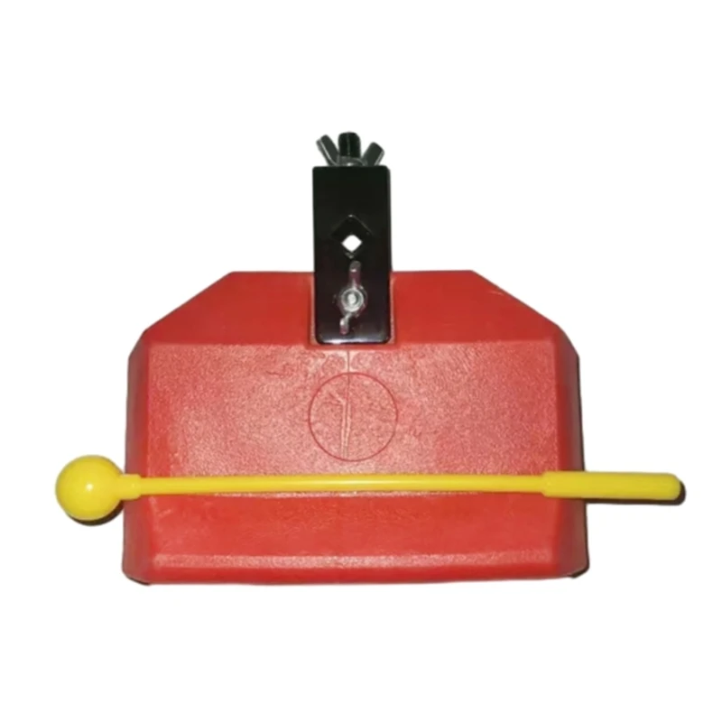 Drum Bells Music Cowbell, Highly Low Tone, Knocker, Clapper, Percussions Instruments, Easy to Install