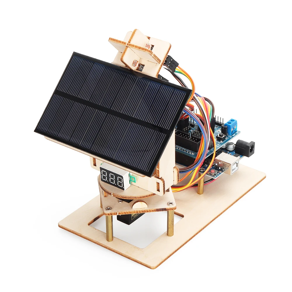 Tscinbuny Automation kit inseguimento solare per Arduino programmazione automazione abilità di apprendimento sviluppare set elettronici educativi