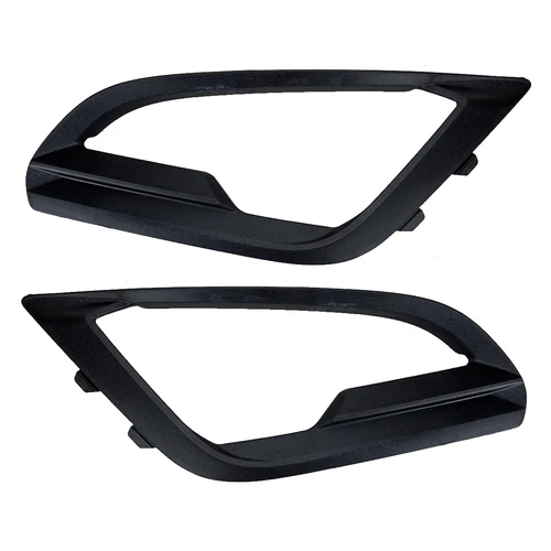 Imagen 1 del producto 1 par de cubiertas de luz antiniebla para parachoques delantero izquierdo y derecho de coche, marco bisel apto para Ford EcoSport 2018 2019 2020 2021, plástico negro nuevo