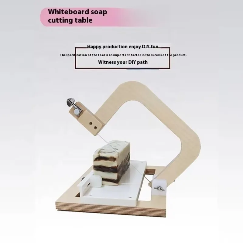 Large Wooden Handmade Cold Soap Knife Line Cutting Machine Adjustable Cutter Bar Soap Knife for Bread Cutting