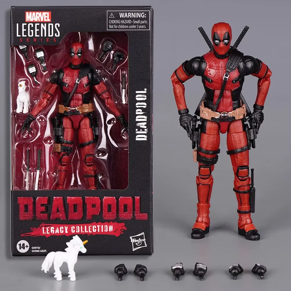 

2025 Marvel Legends Deadpool Action Figure Hero Model Premium 6-Inch 15.5cm Poseable Toy With Articulated Joints Children Gifts