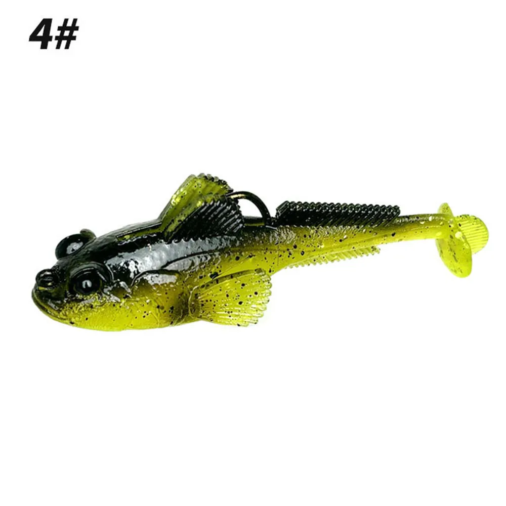 6 stücke Angeln Locken 7,5 cm 18g Grundel Köder Jig Wurm Wobbler Silikon Weichen Köder für Hecht Bass Shad swimbait Pesca – Detail 11
