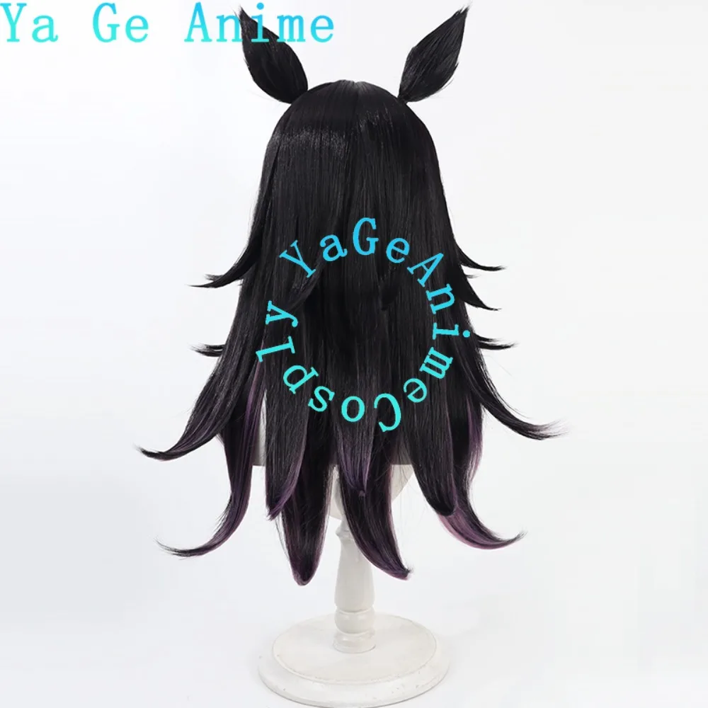Wig Cosplay Uma Musume Pretty Derby Fenomeno dengan Telinga dan Ekor Anime dan Game Wig Pertunjukan Langsung Halloween