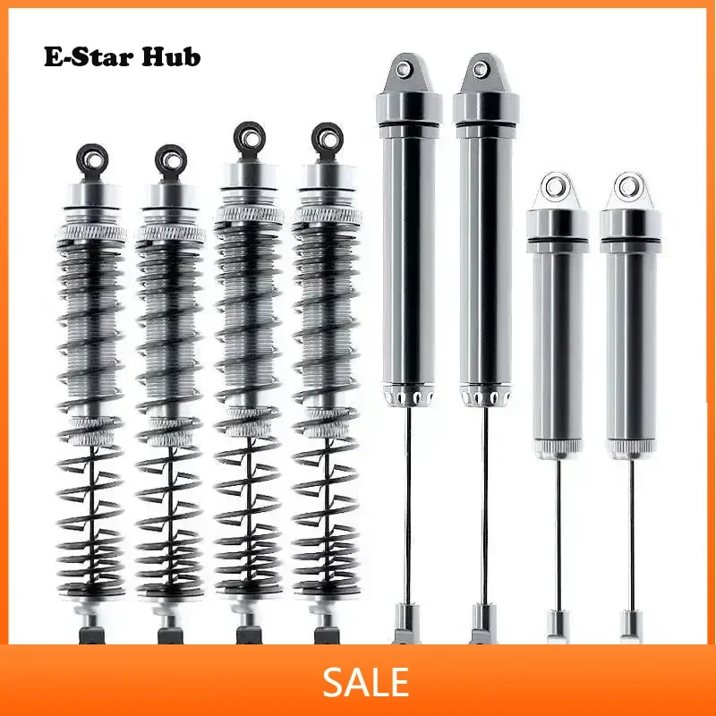 8 Pcs Traxxas 1/7 UDR Metal Front Rear Shock Absorber 8460 8450 for 1/7 RC Car Traxxas Unlimited Desert Racer