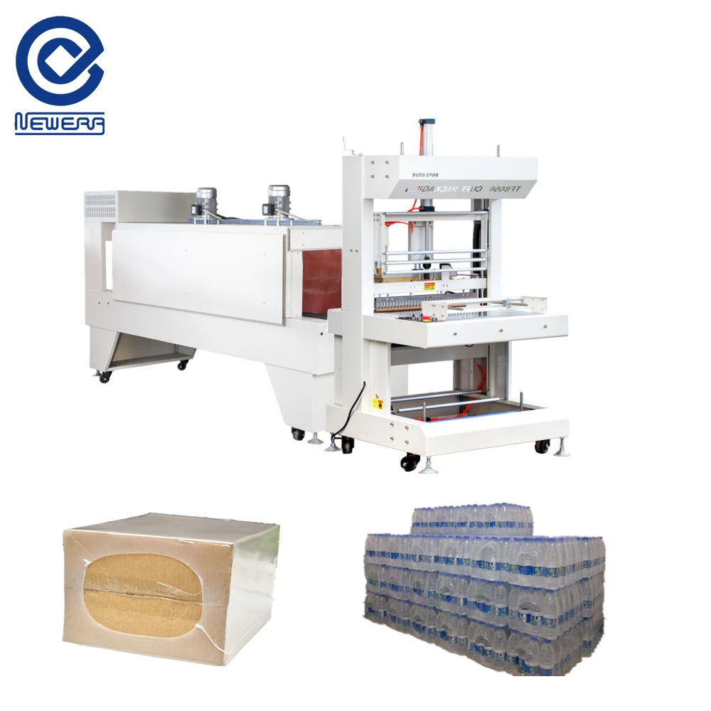 Automatic Water Bottle Shrink Wrapping Machine For Bottles / Boxes Pack Machine Price