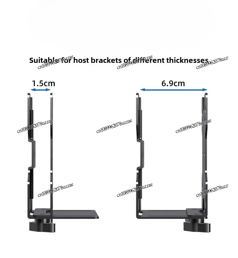 Micro Computer Host Hanger Mini Small Chassis Wall Mount Bracket Mini Host Suitable for Hanging Heat