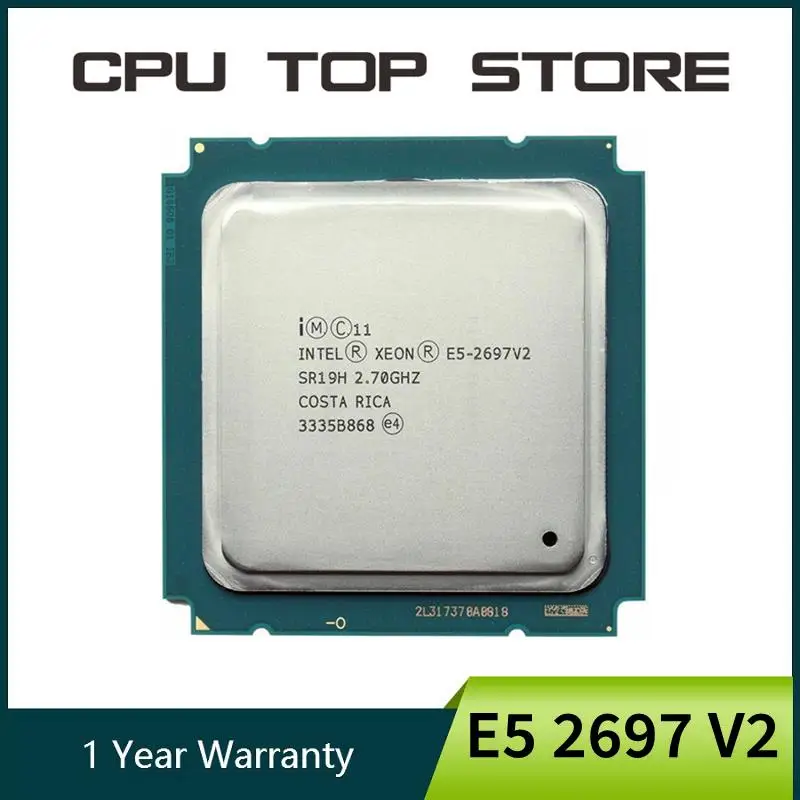 

New Intel Xeon E5 2697 V2 Processor 2.7GHz 30M Cache LGA 2011 SR19H E5-2697 V2 server CPU