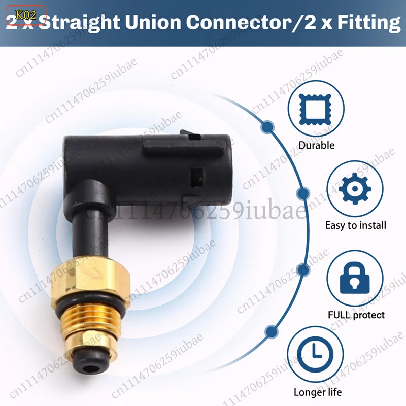 Air Suspension Strut Elbow Fitting for Jeep Grand Cherokee 2011-2020, OEM 68029912AE