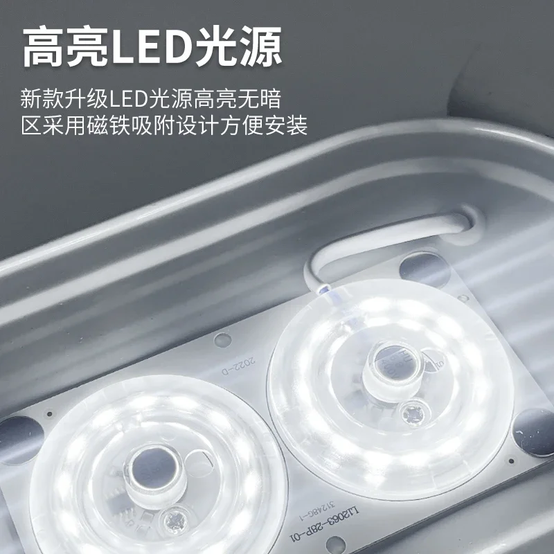 Shen anti-led explosion-proof lamp waterproof, moisture-proof and dustproof three-proof lamp bathroom balcony warehouse factory
