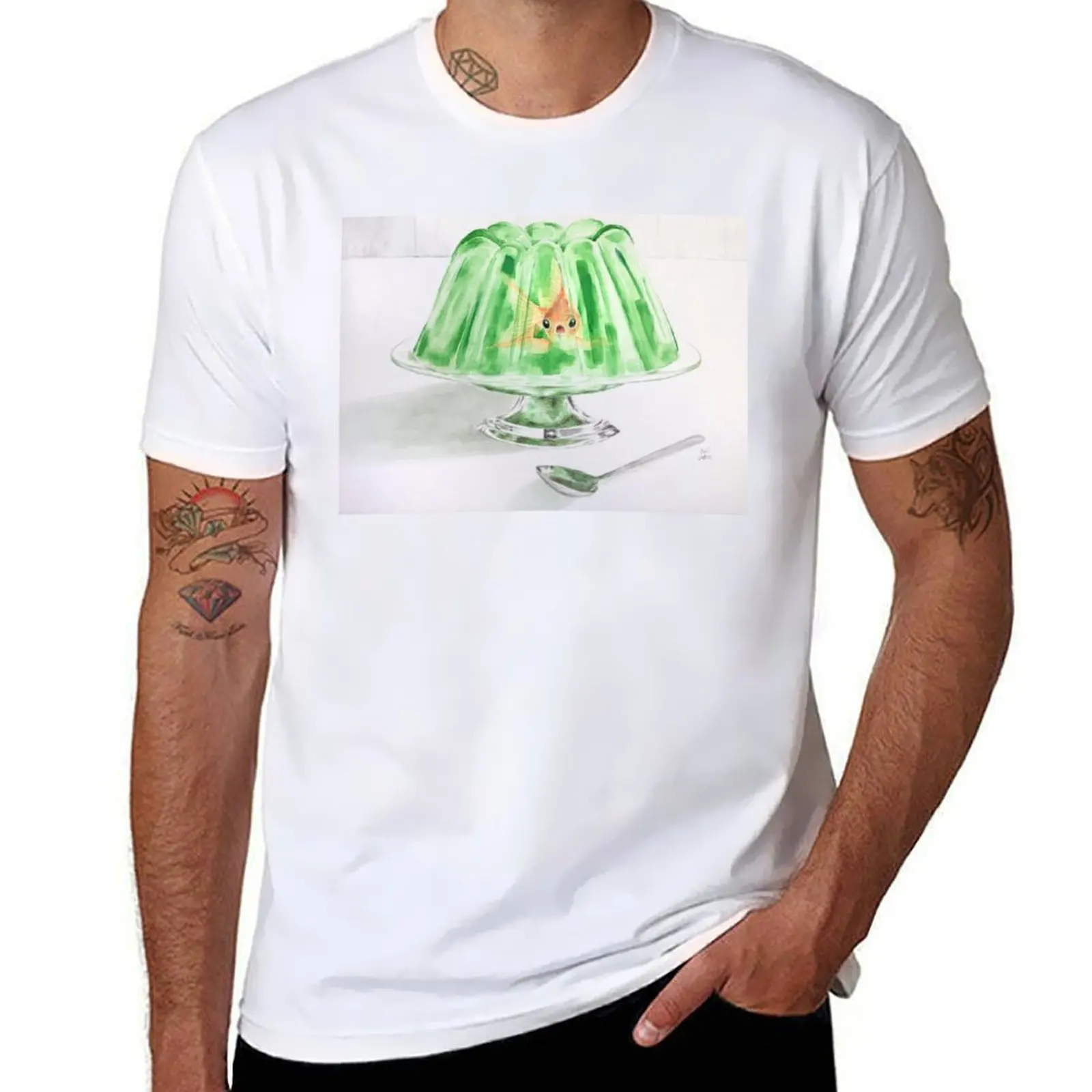 

Jelly Fish T-Shirt t shirts for man cotton t shirt custom print t shirts designer T-shirt