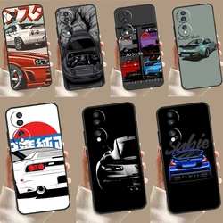 Sports Car JDM Drift Case For Honor X8b X9b X6a X7a X8a X9a X6 X7 X8 X9 50 70 90 Magic 5 Lite Magic 6 Pro Cover