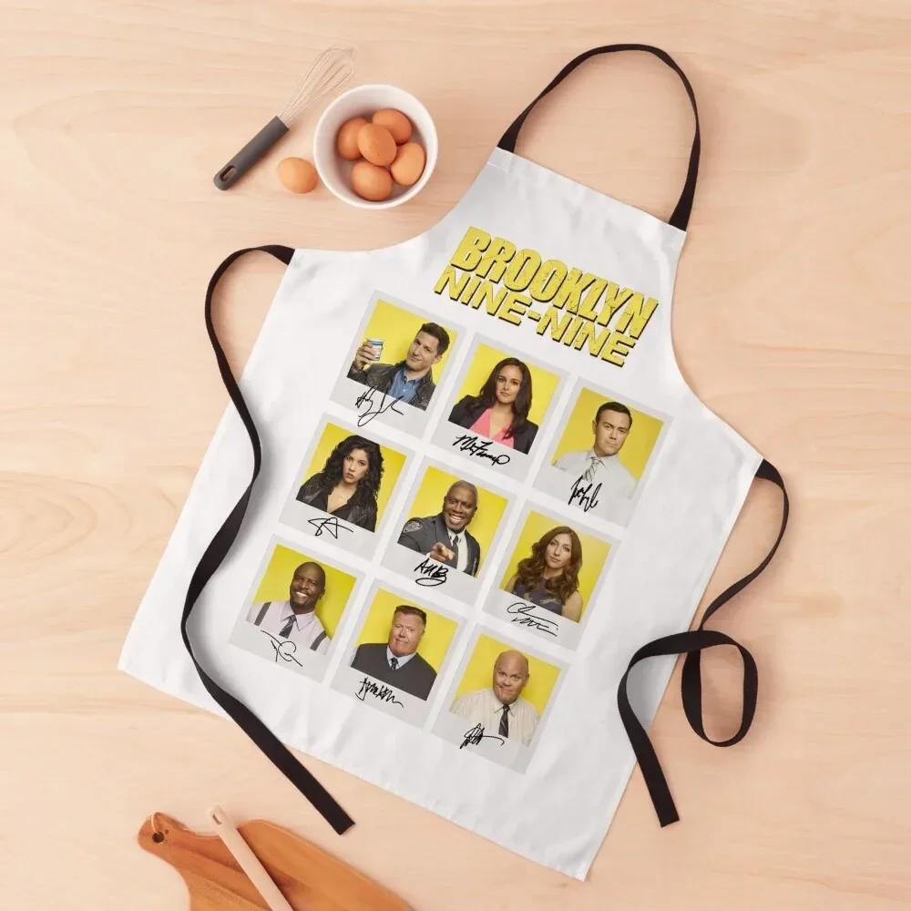 Brooklyn 99 Polaroids Apron restaurant accessories Kitchen Handle For Women Things For Home And Kitchen Korean Apron