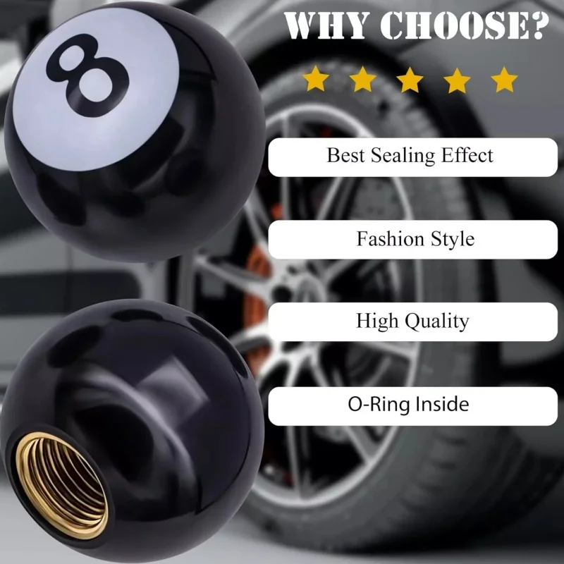 

Набор из 4 шт., колпачки для штока клапана колес, стержень Hot Rat, квадроцикл, велосипед, автомобиль, грузовик-8 шаровых бассейнов