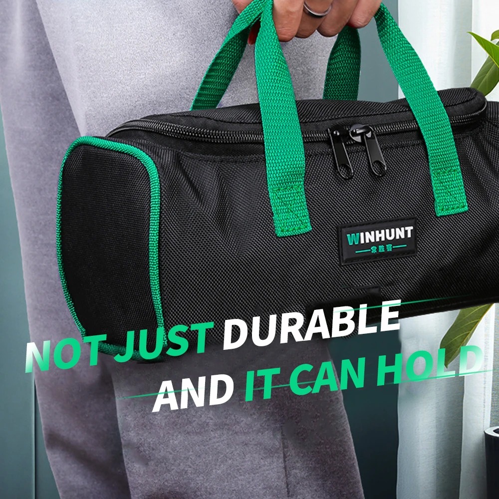 Multi-Function Tool Bag Multi-Pocket Waterproof Anti-Fall Storage Bag 1680D Oxford Cloth Electrical Bag