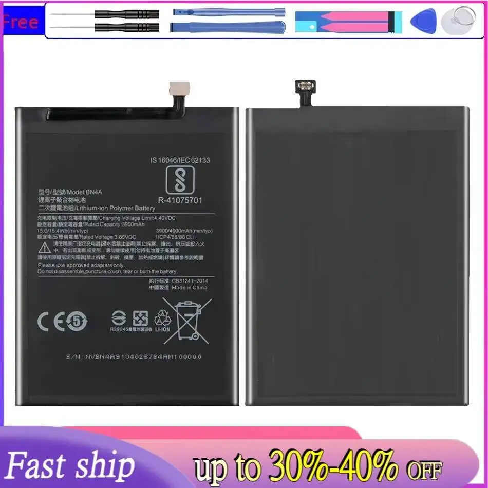 

Battery BN4A 3900mAh For Xiaomi Redmi Note 7 Note7 Bateira