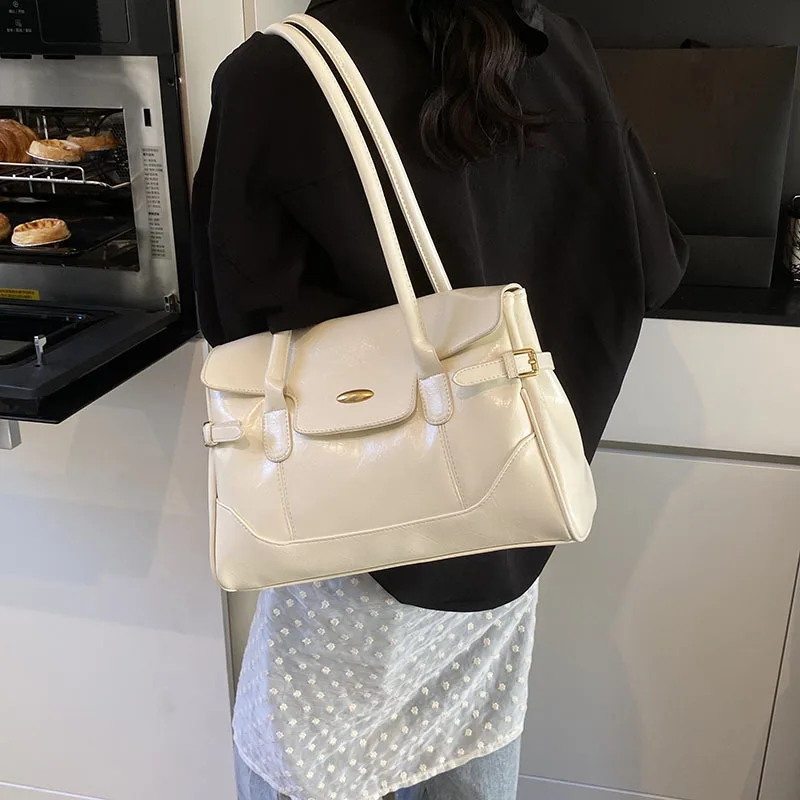 Borsa tote dal design minimalista di nicchia da donna 2025 Novità - Borsa a tracolla casual per pendolari sofisticata e alla moda