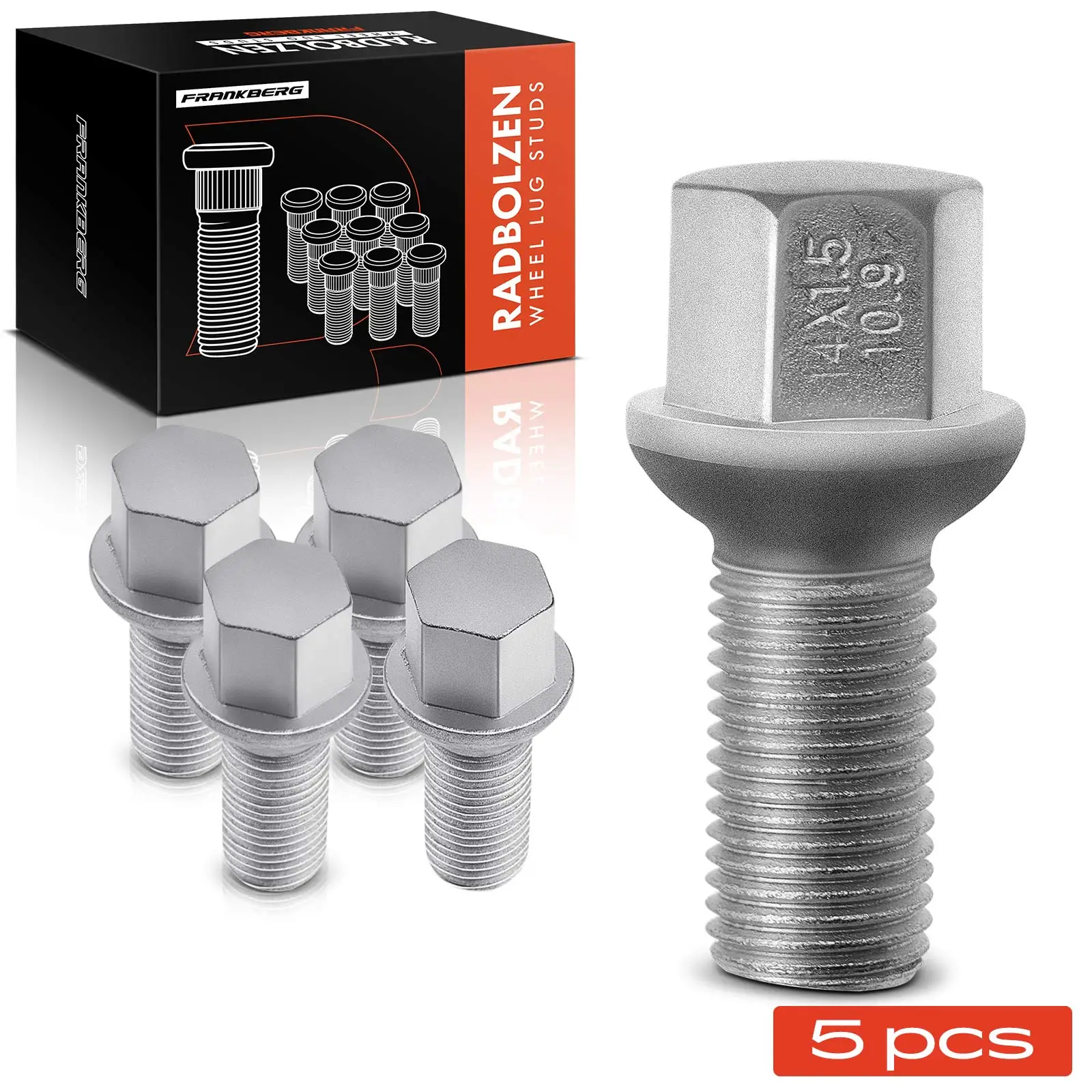 Frankberg 5x Wielbout Vooras en Achteras voor Mercedes-Benz W169 W245 W204 W211 W164 W220 W639 A2114010370