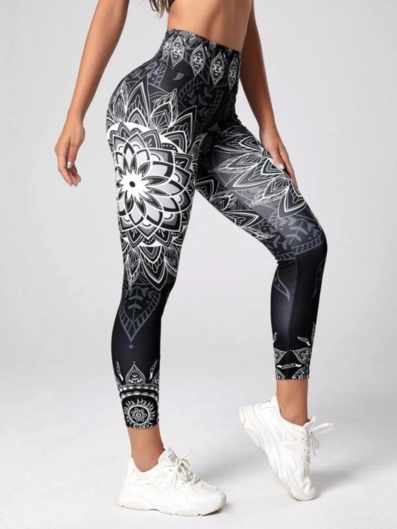 Kaleidoscope Printed Leggings Women Yoga Pants High Waist Booty Lifting Leggings Pants  Clothing Fitness Wear Purchasing Agent