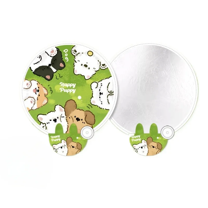 Summer Compact Portable Small Fan Multi-purpose Photo Filler Blowing Wind Folding Filler Plate Fan Cartoon Cute Compact