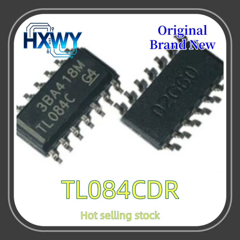(10/50 Pieces) TL084CDR TL084 SOIC-14 Quad JFET Input Op-Amplifier Factory Wholesale Cheap IC Chip In Stock Fast Ship
