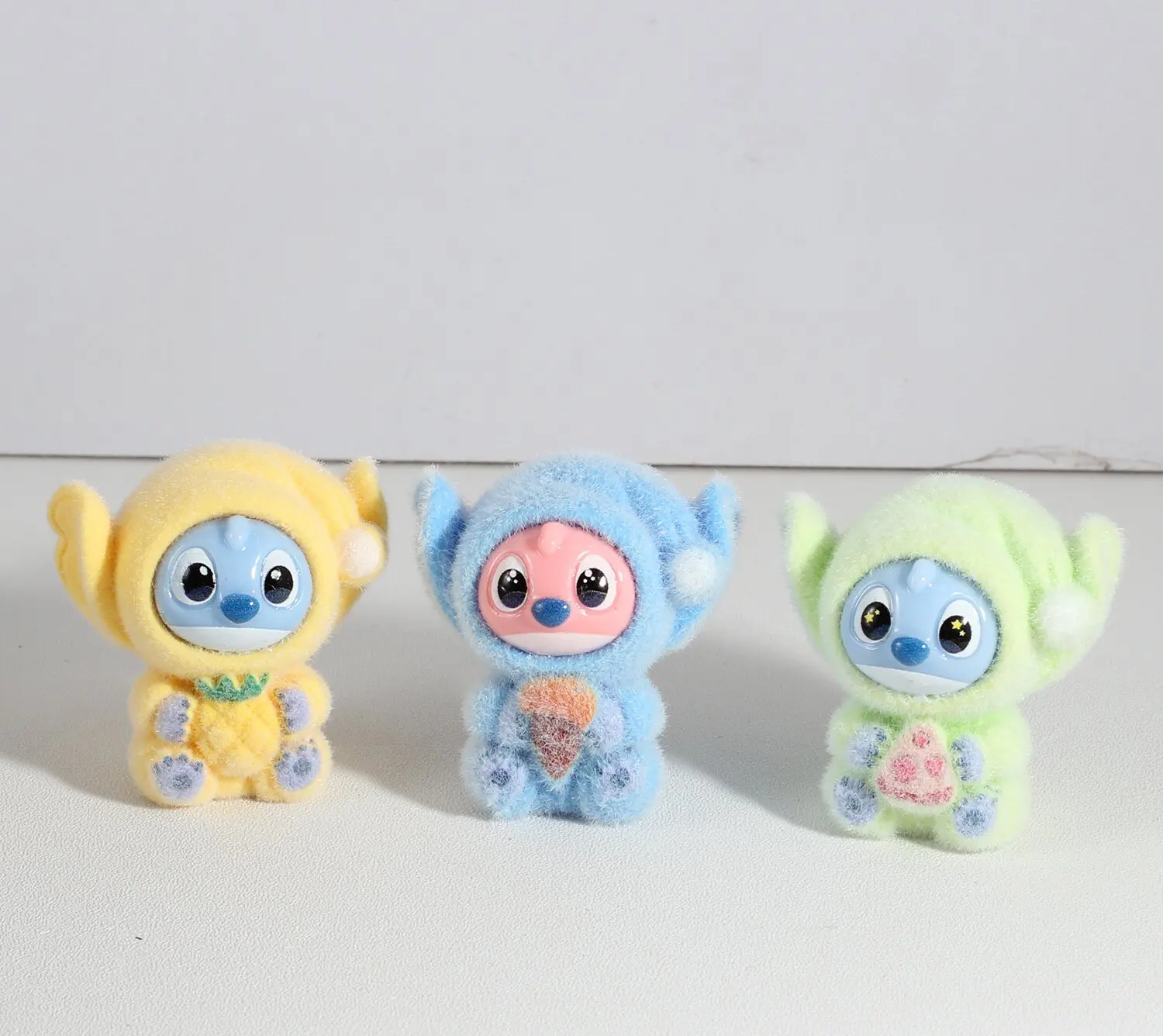 2025 New Disney Stitch Eat Sleep Series Blind Box Pendant Cute Doll Mystery Box Toy flocking Doll Holiday Gift Christmas gifts