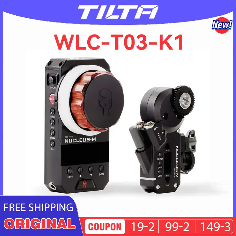 TILTA WLC-T03-K1 Nucleus-M Wireless Follow Focus Lens Zoom Control Fiz Hand Unit Motor 350M transmission for Aerial photo